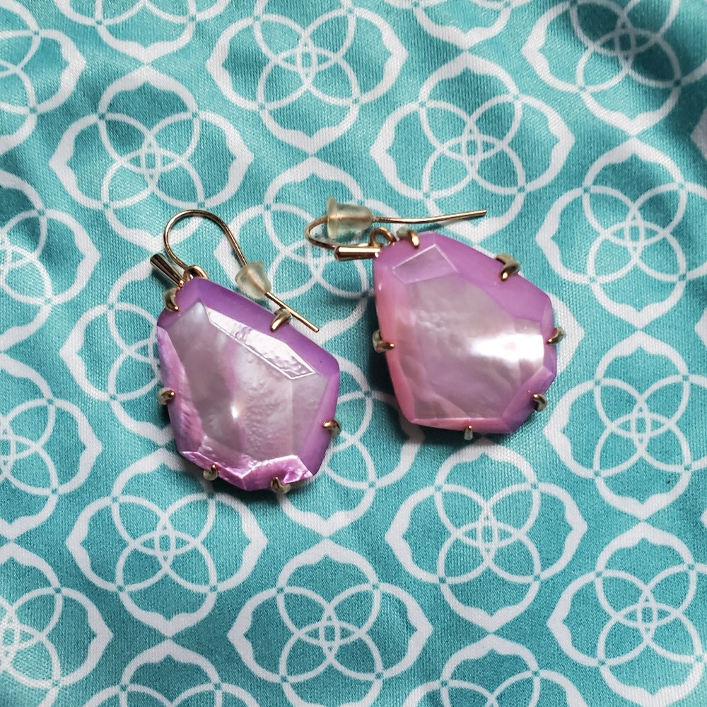 Purple Kendra Scott Dunn earrings